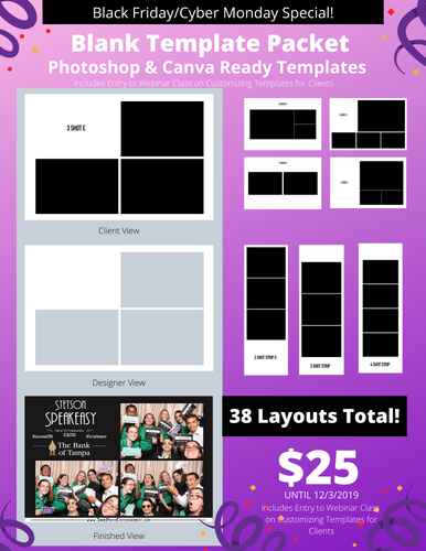 Blank Template Pack for Photoshop & Canva